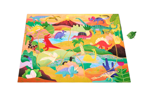 Windup Dinosaur Floor Puzzle - Natasha Durley