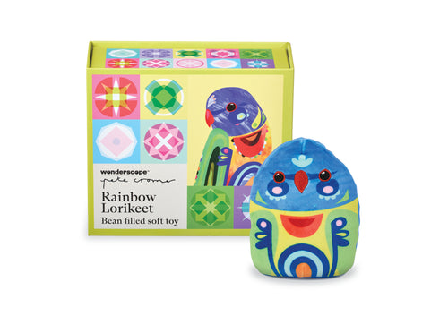 Rainbow Lorikeet Soft Toy in Box - Pete Cromer