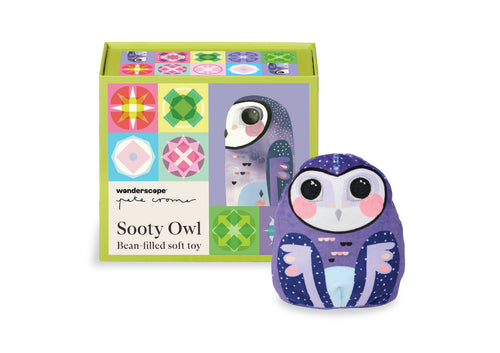 Sooty Owl Soft Toy in Box - Pete Cromer