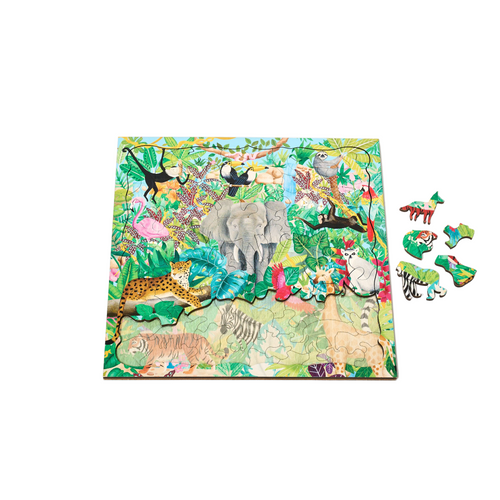 Wooden Puzzle - Jungle - Bex Parkin
